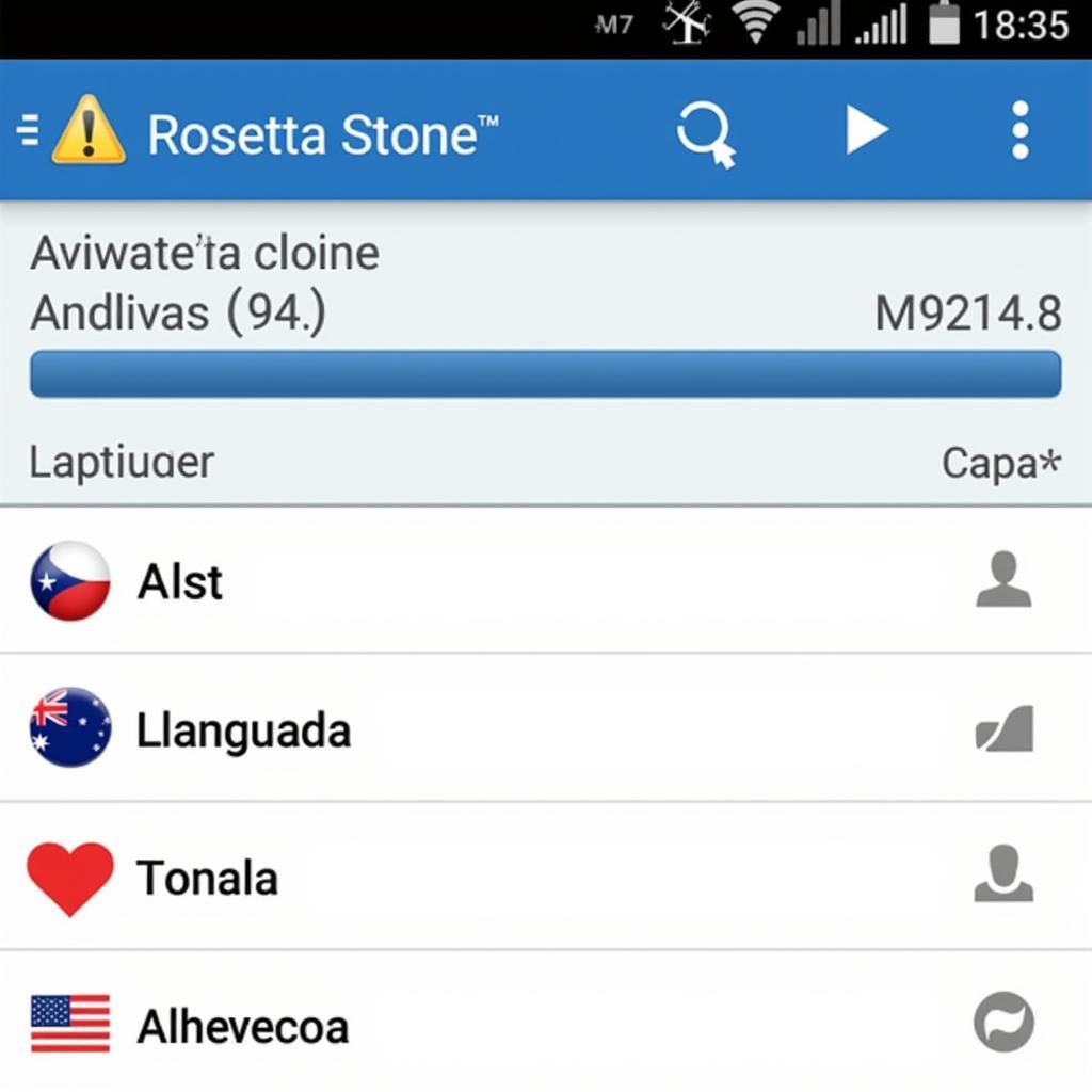 Cài đặt Rosetta Stone trên Android