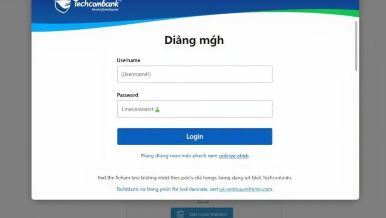 Hướng Dẫn Đăng Nhập Internet Banking Techcombank