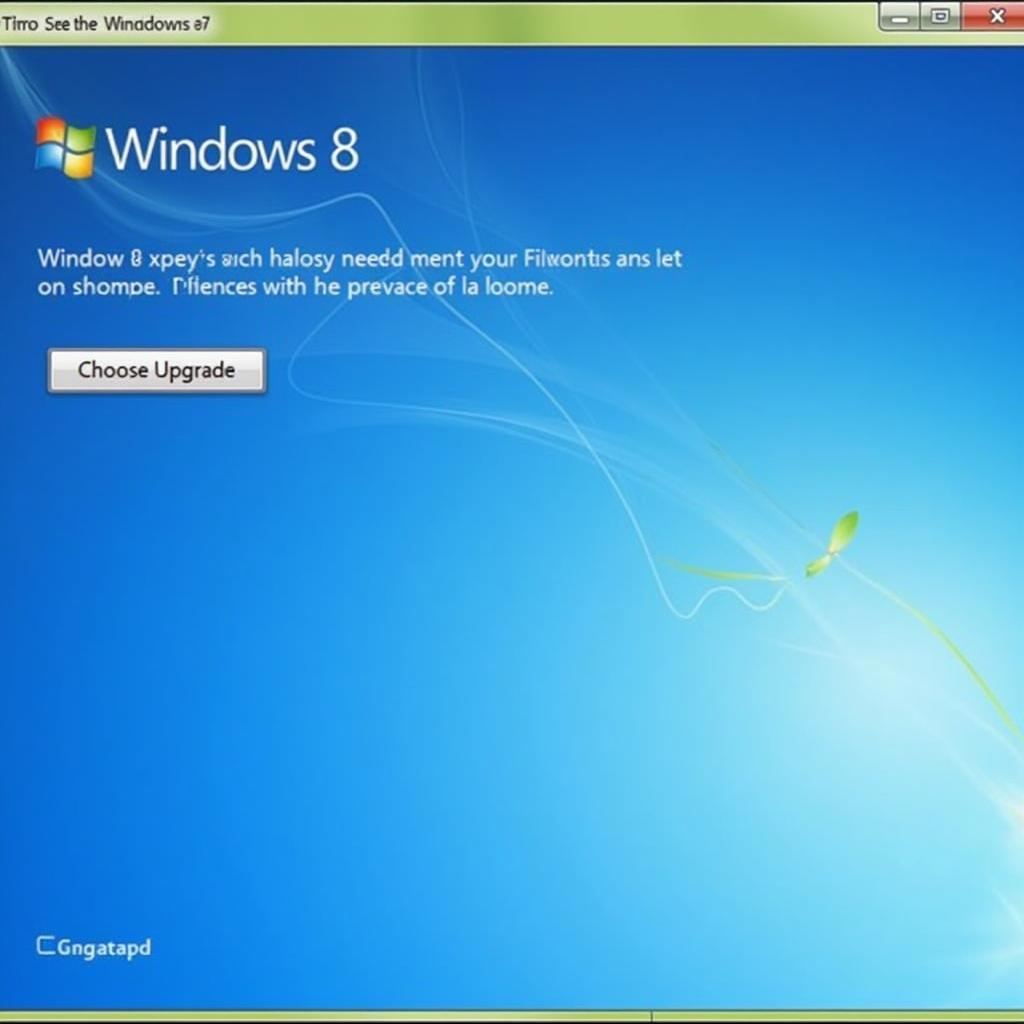 Chạy file cài đặt Windows 8