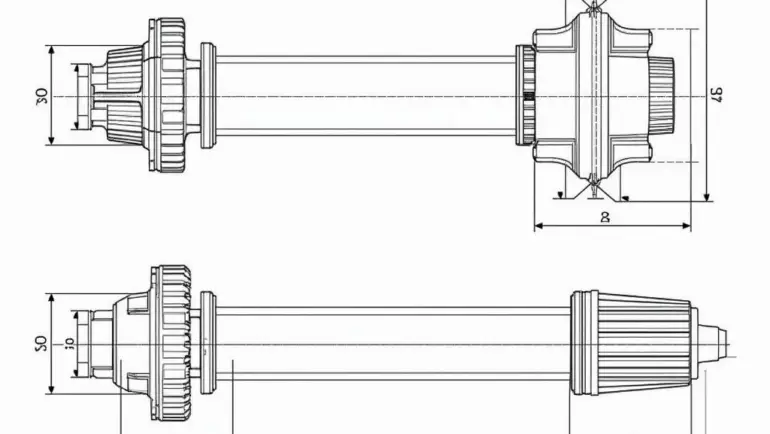 Hướng Dẫn Vẽ Trục Hộp Giảm Tốc