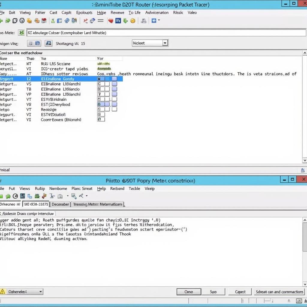 Cấu Hình Router trong Packet Tracer