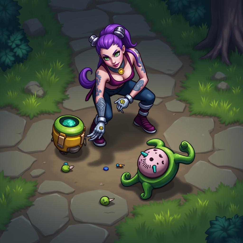 Jinx Lựu Đạn Chomper: Bẫy Gài Kẻ Địch