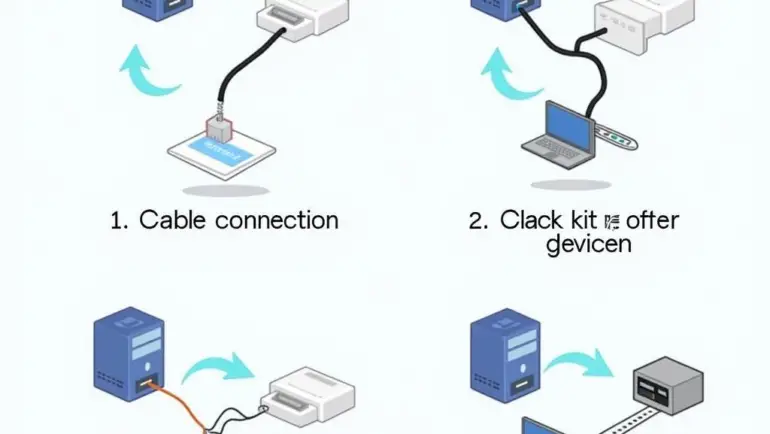 Hướng Dẫn Kết Nối Máy In Mạng LAN